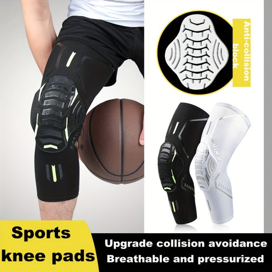 1 or 2 Sports Knee Pads with Compression and Breathable Leg Sleeves, Honeycomb Gaskets, Warm, Unisex for Various Sports.