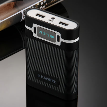 HAWEEL 4-Section 18650 Battery Case with LED Indicator