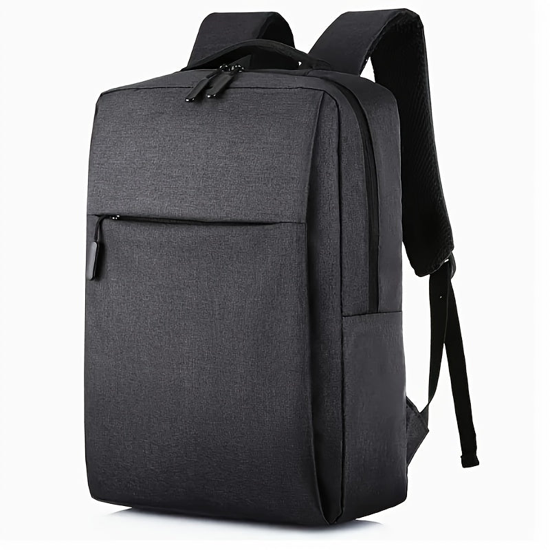 Durable travel backpack with laptop compartment, adjustable straps, multi-compartment storage, made of nylon, ideal for commuting, school, office, and outdoor adventures.