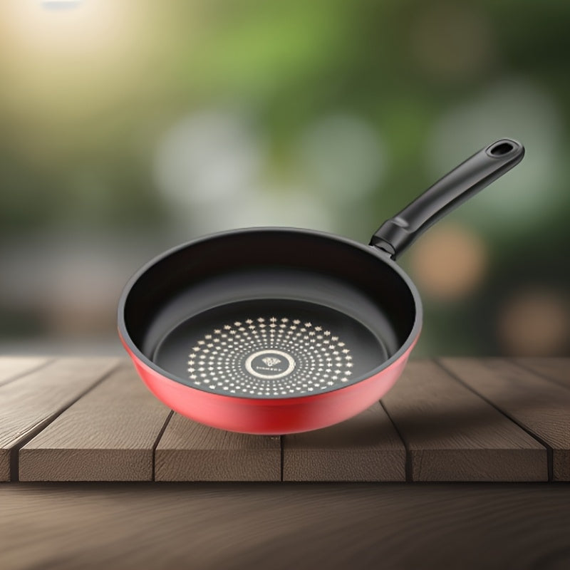 Bestselling 9.45-inch Cast Iron Frying Pan - Non-stick, Versatile, Smokeless, for Induction Cookers/Gas Stoves. Ideal for Pancakes, Steak, etc. Portable for Camping, Healthy Cooking.