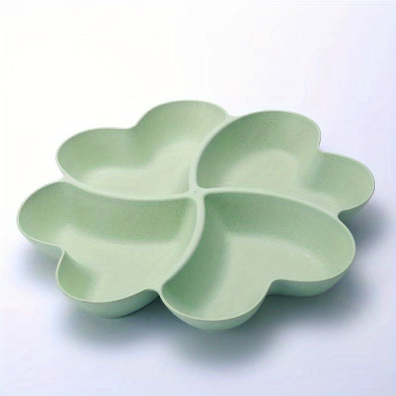 Modern colorful plastic fruit plate for home living room or party use, unbreakable and versatile.