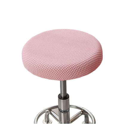 Adjustable round stool cover, removable and washable chair protector - perfect gift for Christmas or New Year