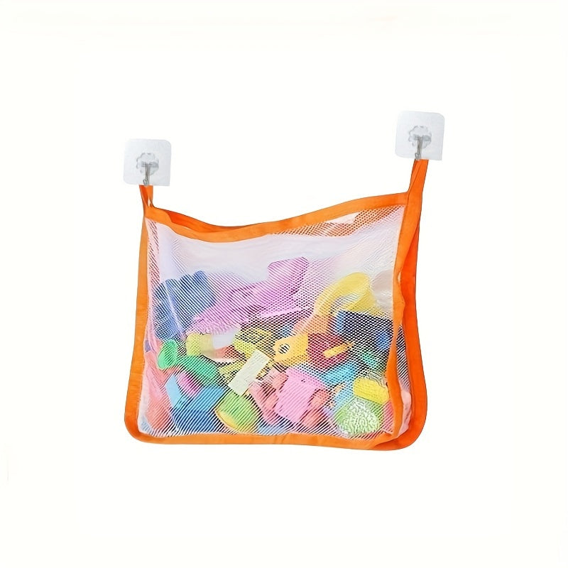 1-piece Bathroom Net Bag for hanging bath storage and washing.