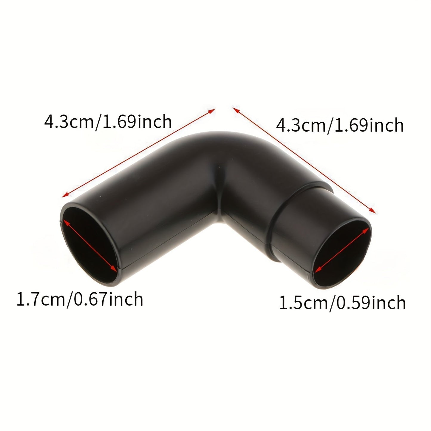 Mini Vacuum Cleaner Attachment Set includes 4 pieces: Dusting Brushes, Plastic Connector Nozzle Head for Home Cleaning Tasks