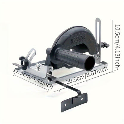 1pc angle grinder bracket suitable for 100-125 angle grinder, multi-functional marble frame for modification and multi-accessory use.