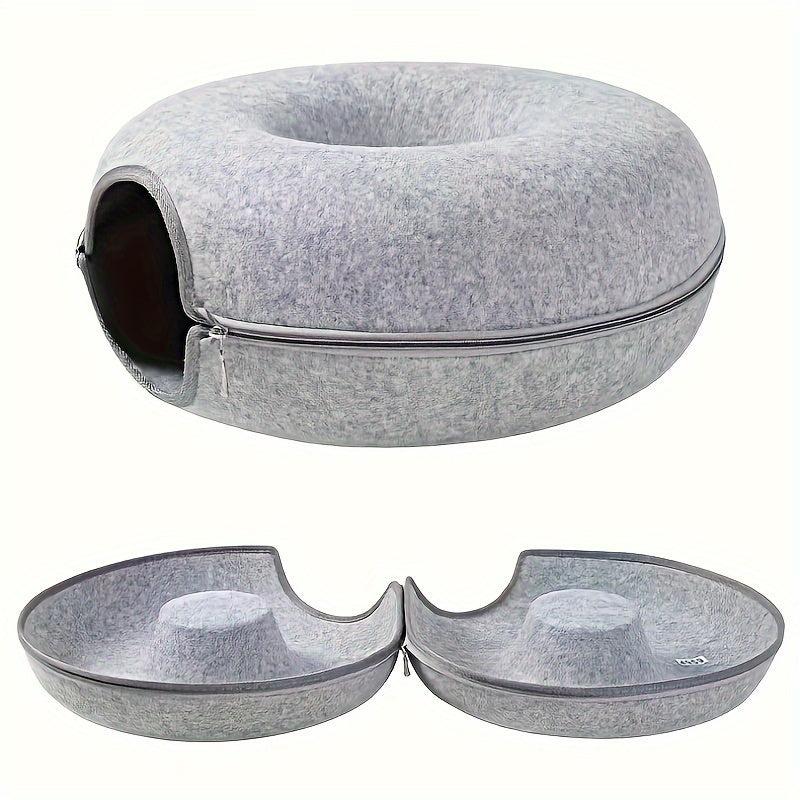 Cat Tunnel Bed that is lightweight, scratch-resistant, and suitable for all seasons.