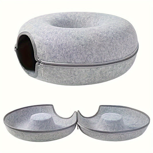 Cat Tunnel Bed that is lightweight, scratch-resistant, and suitable for all seasons.