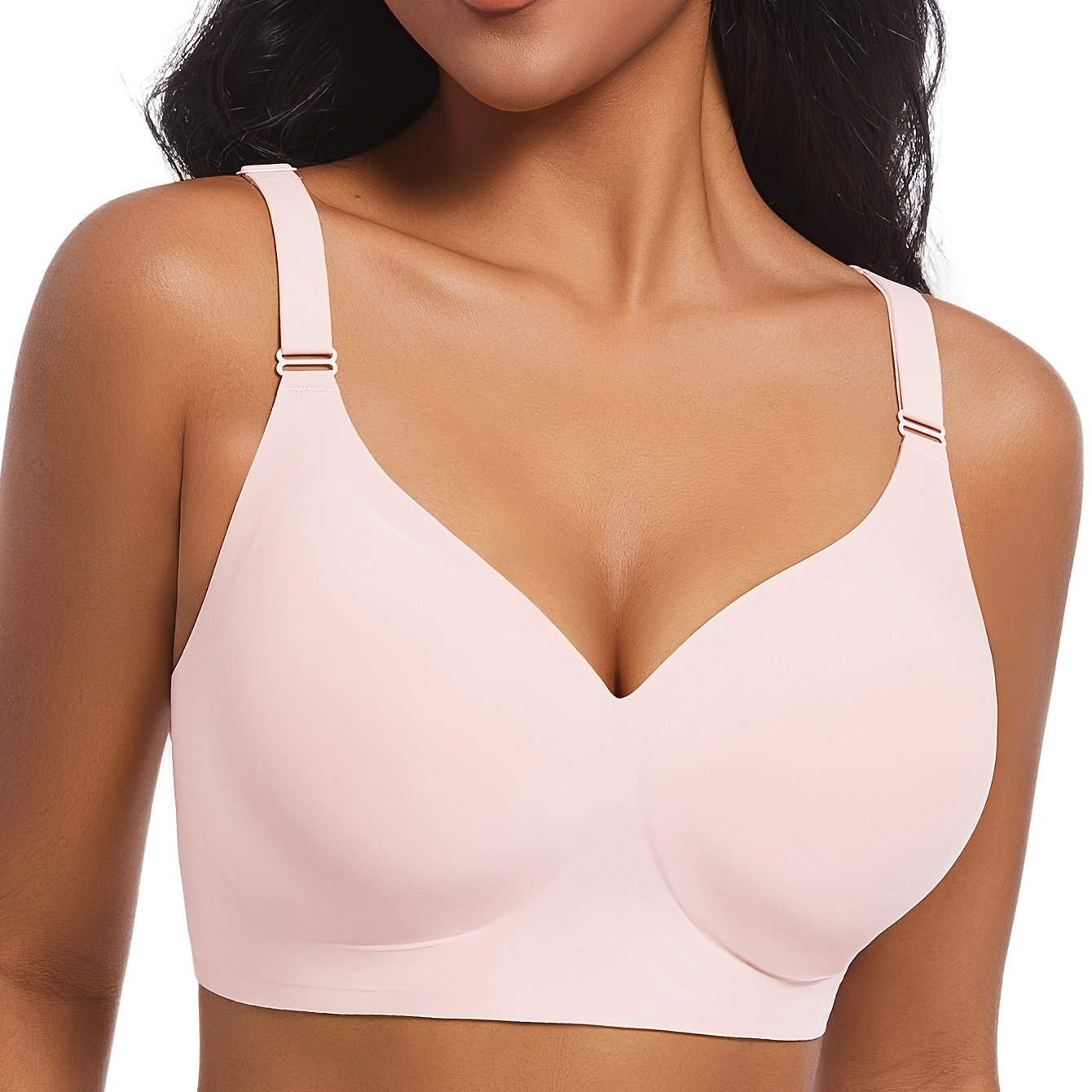 Seamless wireless push-up bra for sexy comfort in women's lingerie.