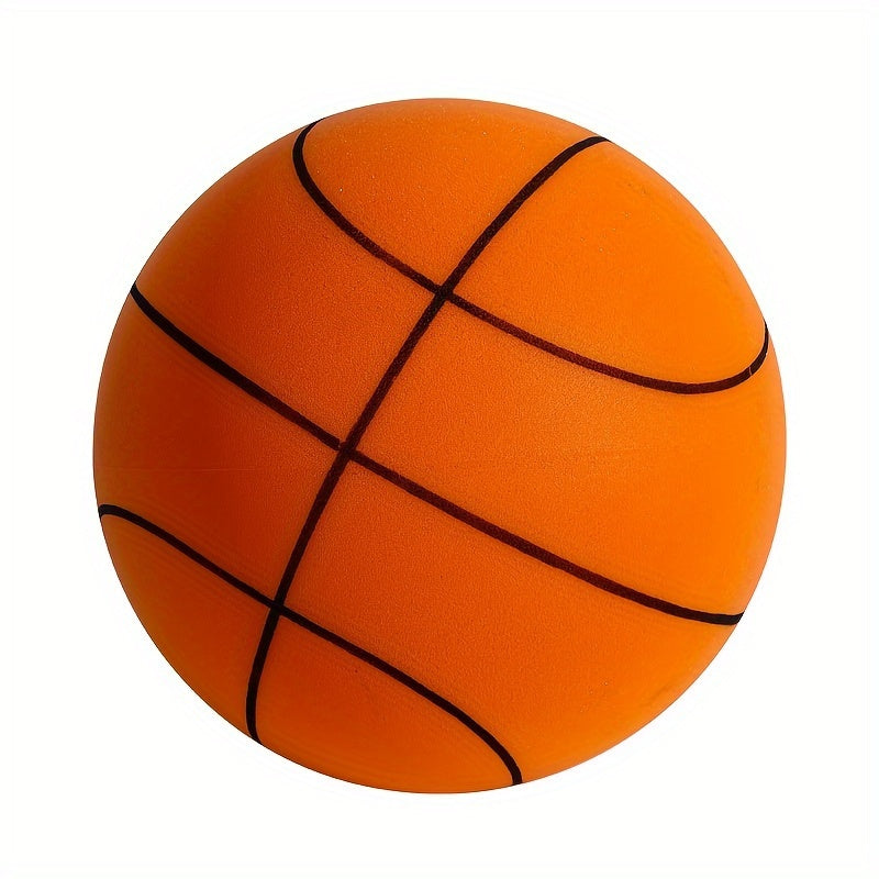 7.09-inch silent basketball suitable for outdoor and indoor play, perfect gift for birthdays, holidays, and camping.