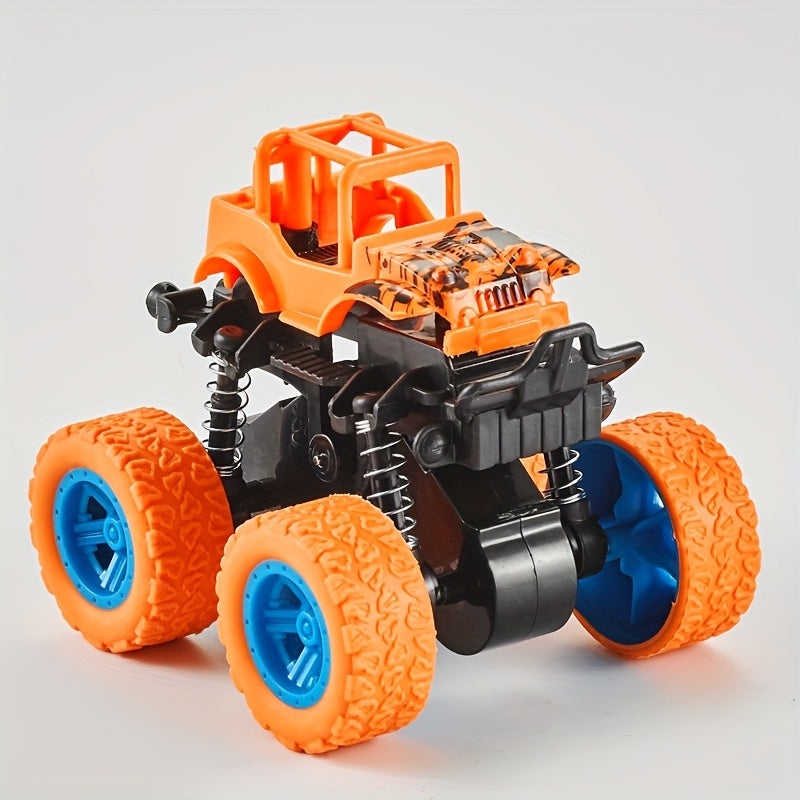 Inertia Off-Road Toy Climbing Car Model for Youngsters with Four-Wheel Drive and Random Patterns.