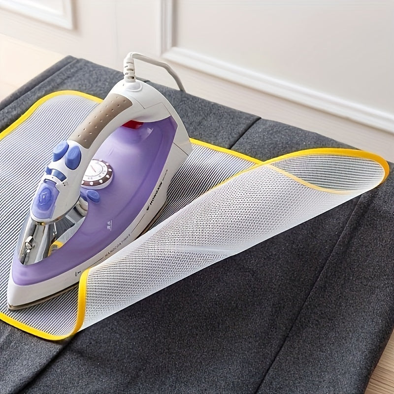 Protect Your Clothes and Home Decor with a Durable Heat-Resistant Ironing Mesh Pad - No Electricity Required