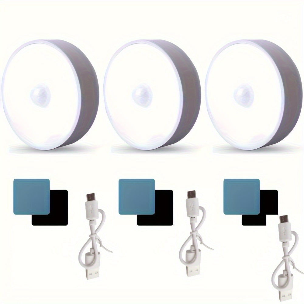 Rechargeable Motion Sensor Wall Light available in 2pcs, 3pcs, and 6pcs sets. Perfect for kitchen and bedroom, with automatic night switch and decorative lighting. Celebrate Eid Al-Adha