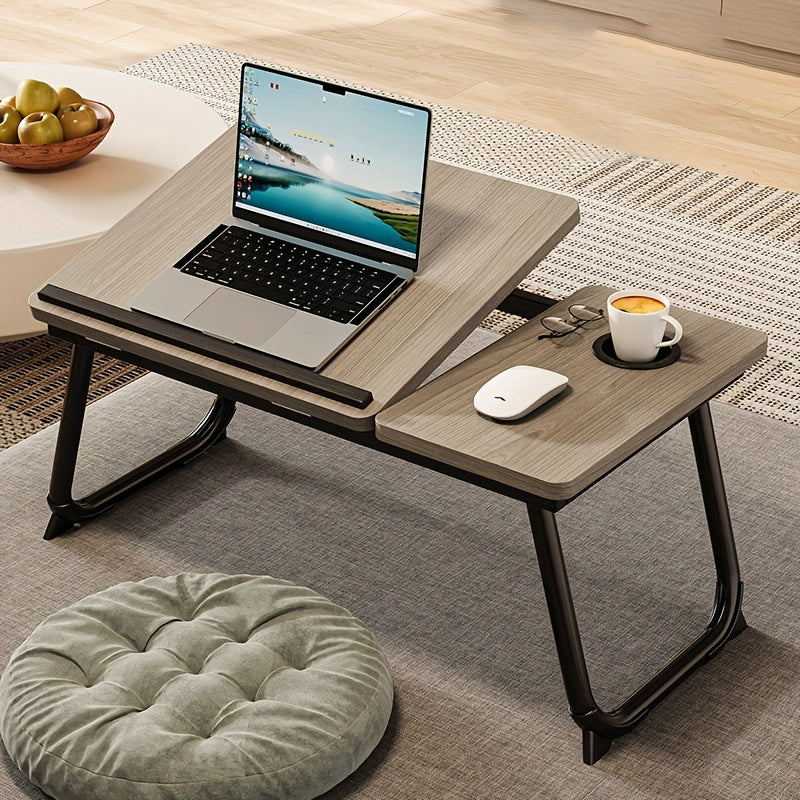 1 Laptop Bed/sofa Table with cup holder that can also be used as a Couch Table, Home Desk, Breakfast Tray, Movie in Bed stand, or Bed Table with folding legs. Great for use as a Laptop