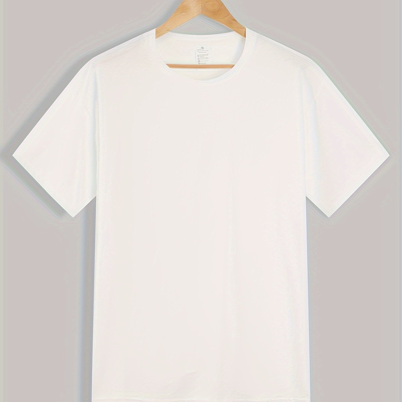 Cotton crew neck t-shirt for men