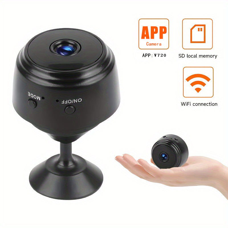 The THIRYWO Wireless Security Camera features Wi-Fi connectivity, a rechargeable lithium polymer battery, dual USB/battery power options, 480p video resolution, designed for indoor use, smartphone compatibility, and app control for home surveillance. It