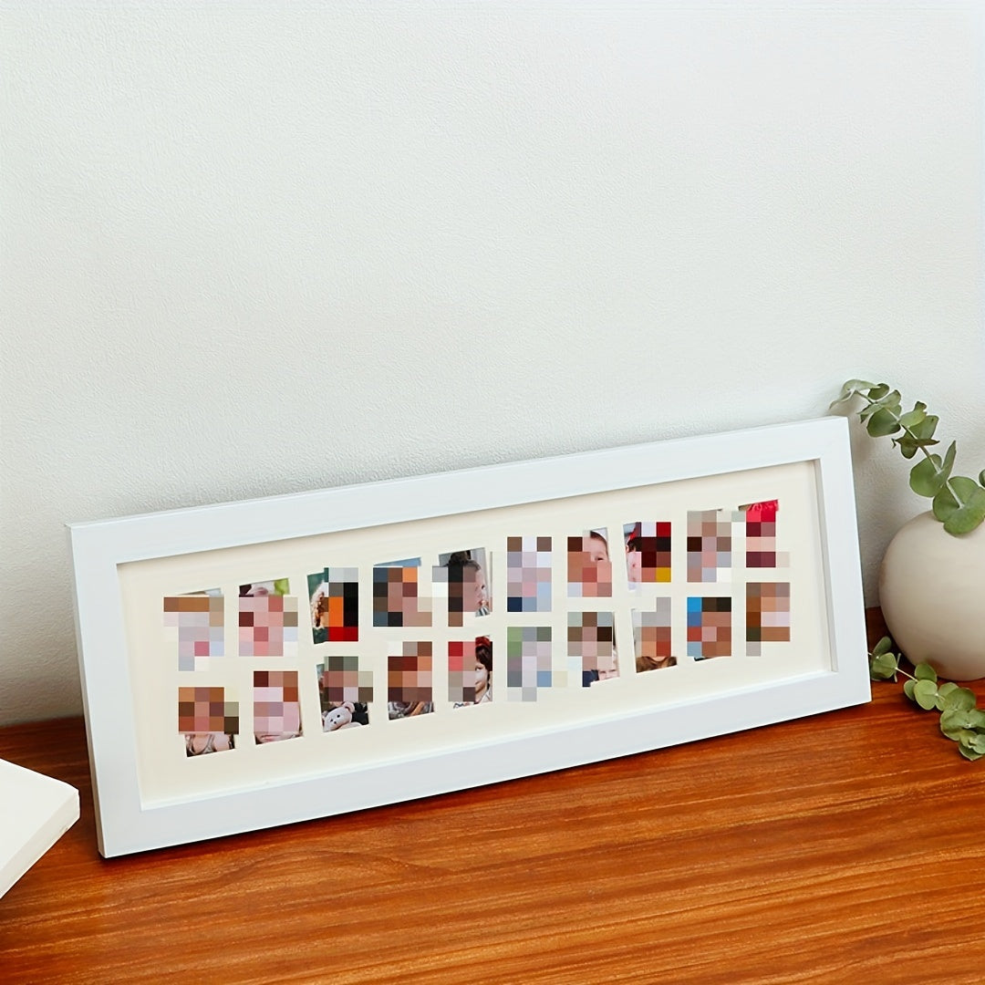 A single piece of simple ID photo campus time growth record in a picture frame to commemorate the passage of time, capturing the moment of registration in an inch picture frame.