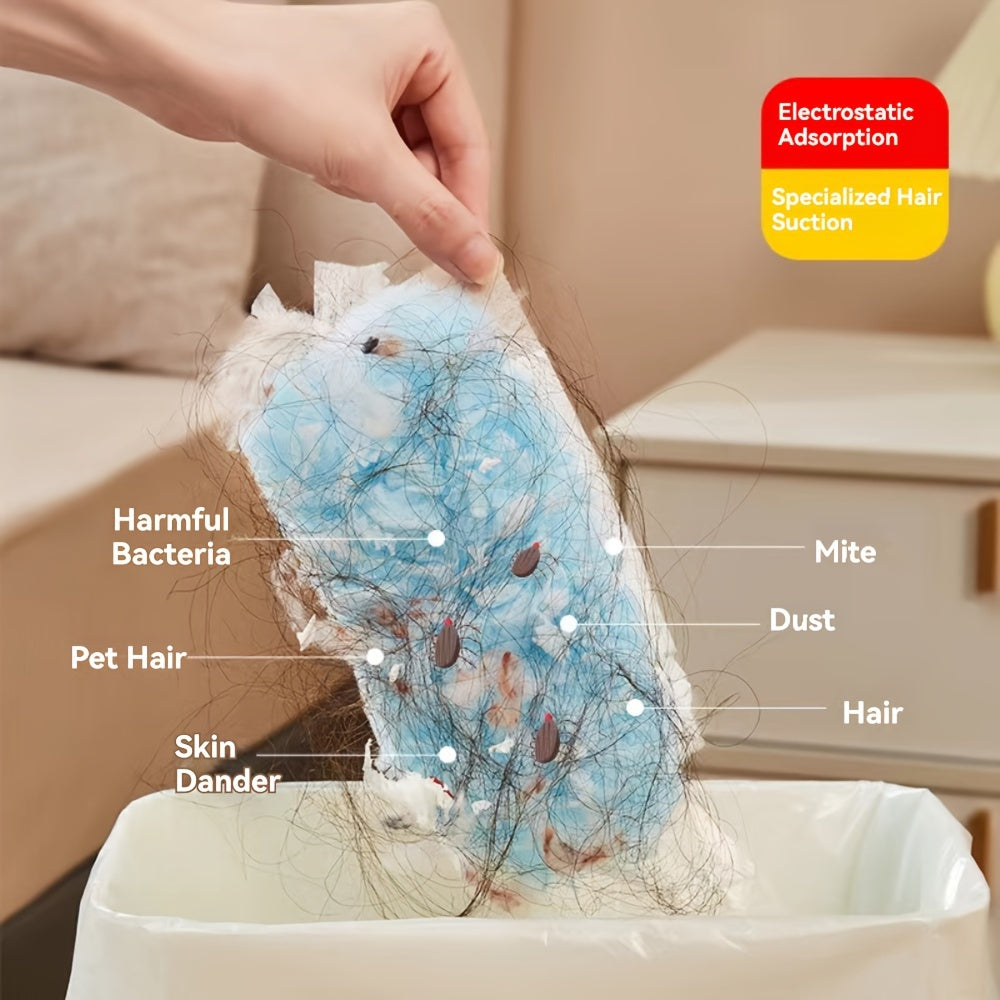 Replenish your supply of Electrostatic Dusting Cloths with this disposable refill pack. Each pack contains 60/80 cloths, perfect for cleaning in the living room, bedroom, bathroom, kitchen, and car. No need for electricity or batteries, making cleaning a