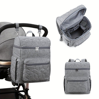 Large capacity New Mommy Bag with multiple pockets, multifunctional and waterproof backpack, breathable shoulder diaper bag, perfect as a gift for Christmas, Halloween, or Thanksgiving Day.