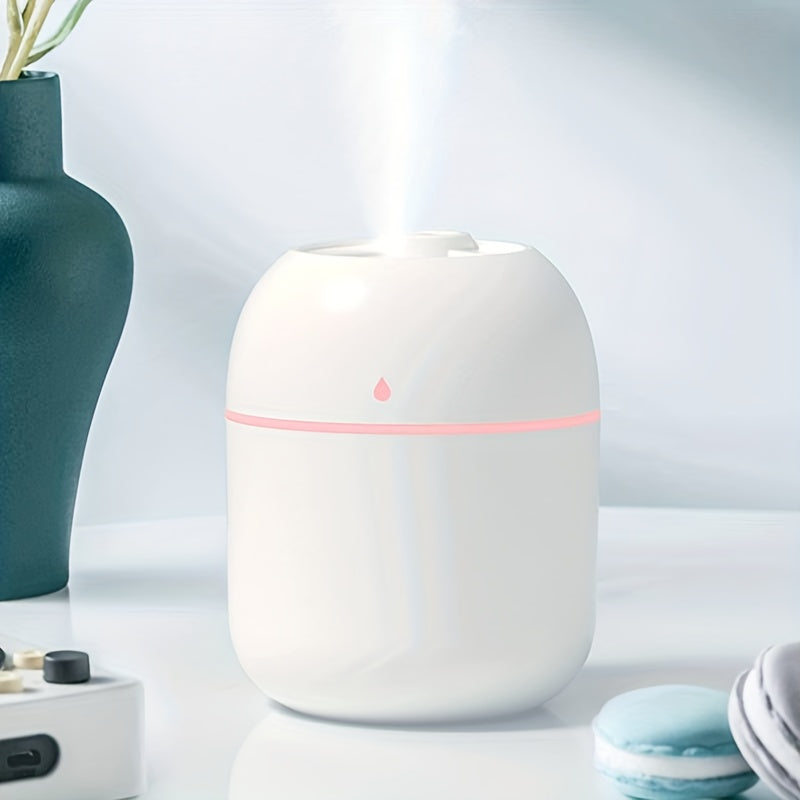 Compact Portable Mini Humidifier with Aroma Diffuser - Perfect for Car, Office, Bedroom, Travel, and School - Unique Gift Idea