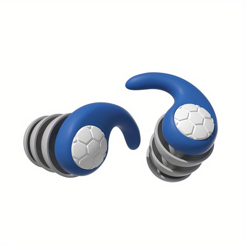 Silicone earplugs for comfort and durability, with premium sound-blocking for various activities like swimming, diving, sleeping, and surfing. Reusable and unfragranced.