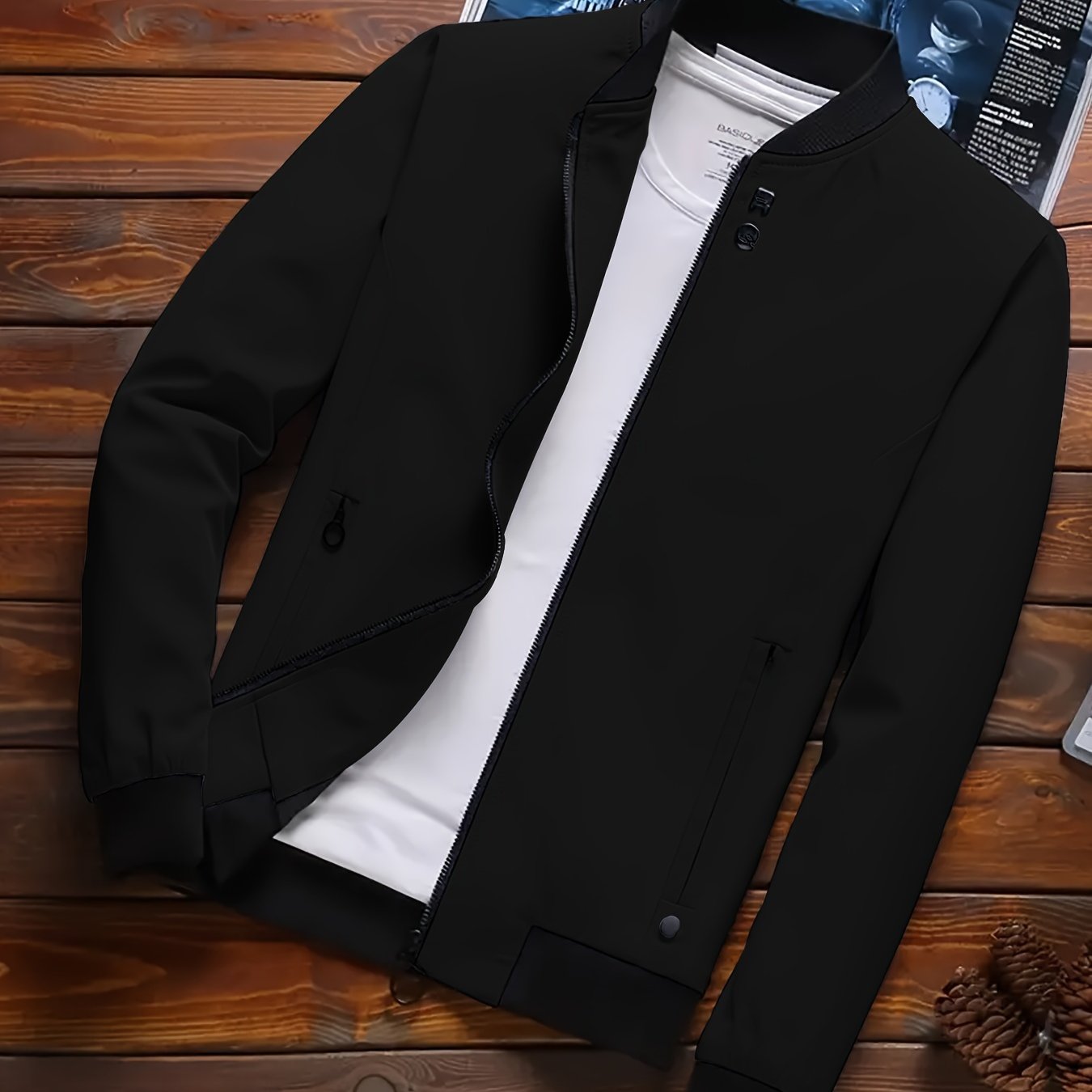 2024 Men's Fashion Casual Sports Jacket for Spring and Autumn