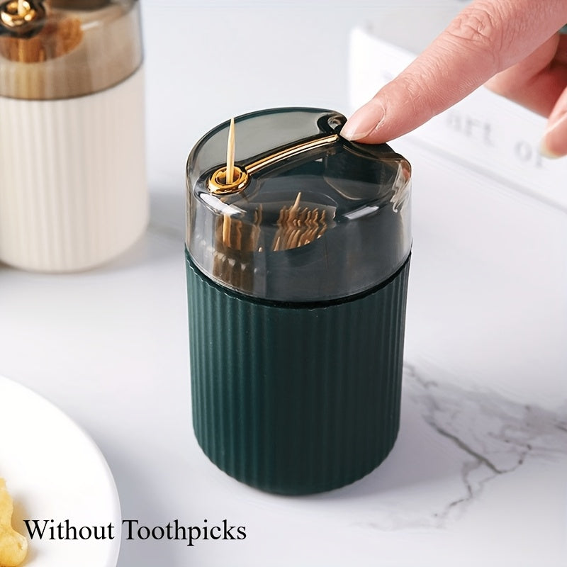 Toothpick dispenser made from wheat straw - Simple to use, stylish, sturdy, hygienic, safe for food contact, and a great addition to any kitchen décor.