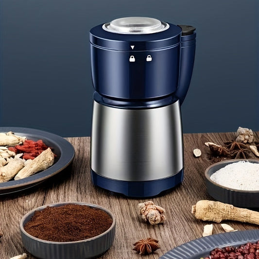 Electric grinder for household use, perfect for finely grinding a variety of grains and miscellaneous grains, Chinese herbal medicine, beans, and coffee.