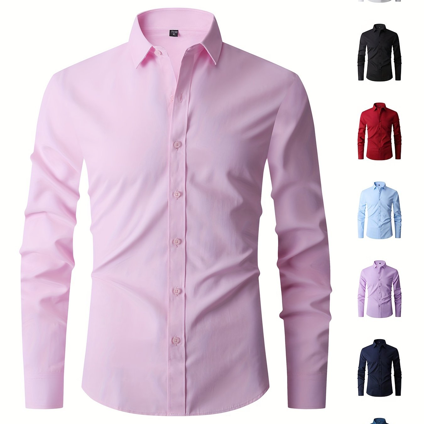 Men's formal long sleeve shirt for business occasions, classic design. Great gift idea.