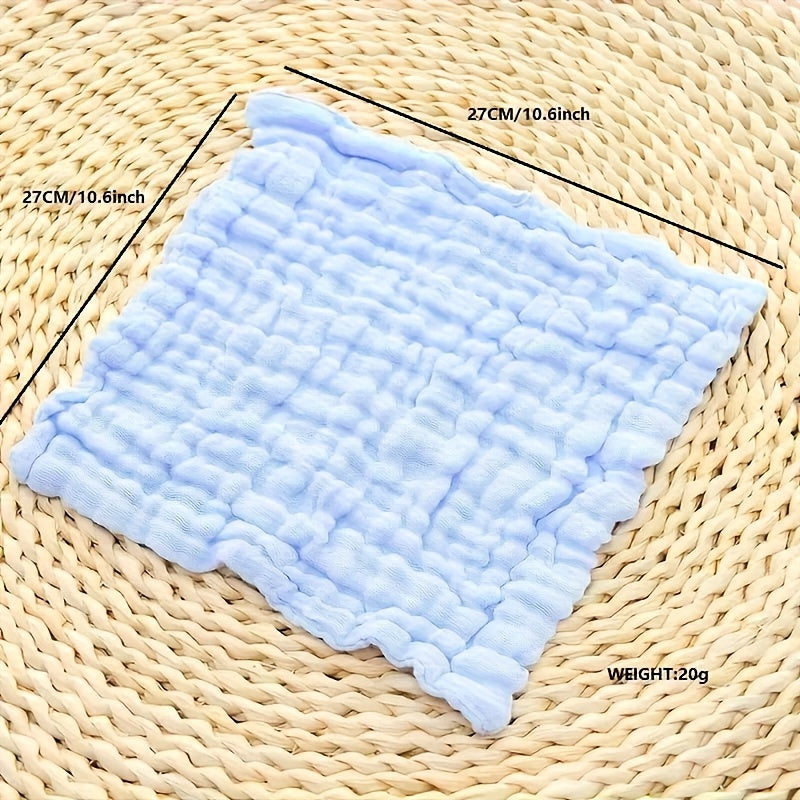 Youngsters will love these 5 ultra-soft, absorbent, and breathable washcloths in solid colors. Perfect for sensitive skin, these pure cotton square towels are a must-have for any bathroom.