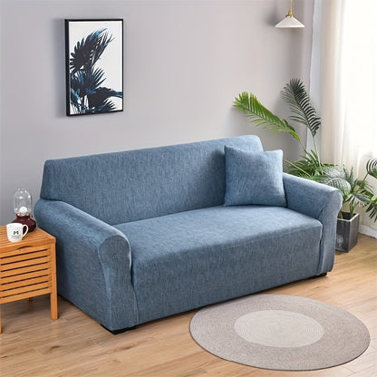 Sofa cover with elastic spandex for lounge chair, available in various sizes.