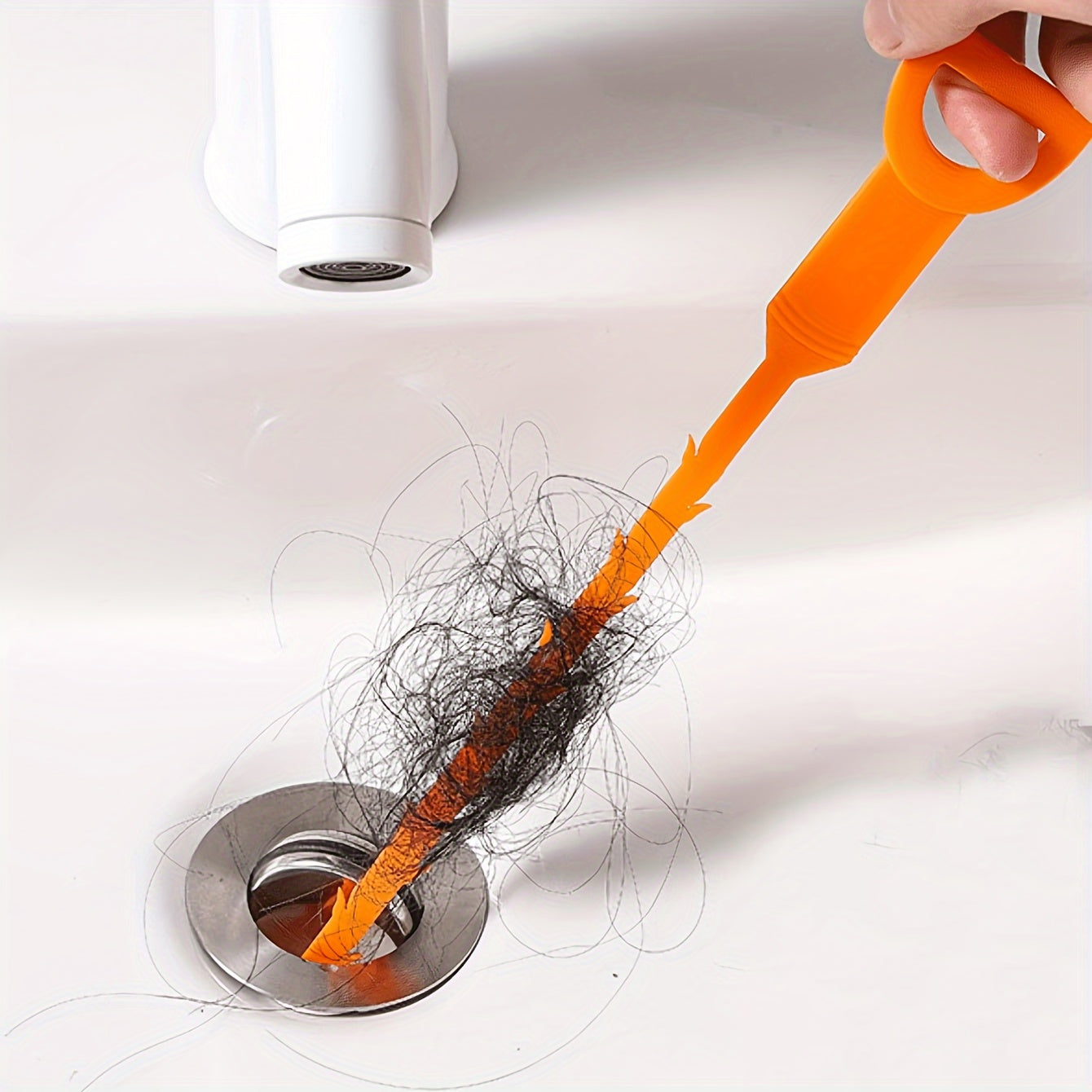 Hair Drain Clog Remover for Sewer, Sink, Tub