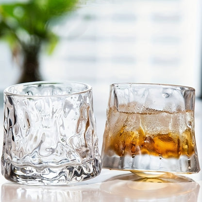 Sets of 6 stylish rolling whisky glasses with holders, perfect for various drinks and as unique gifts for men. Ideal home decor.