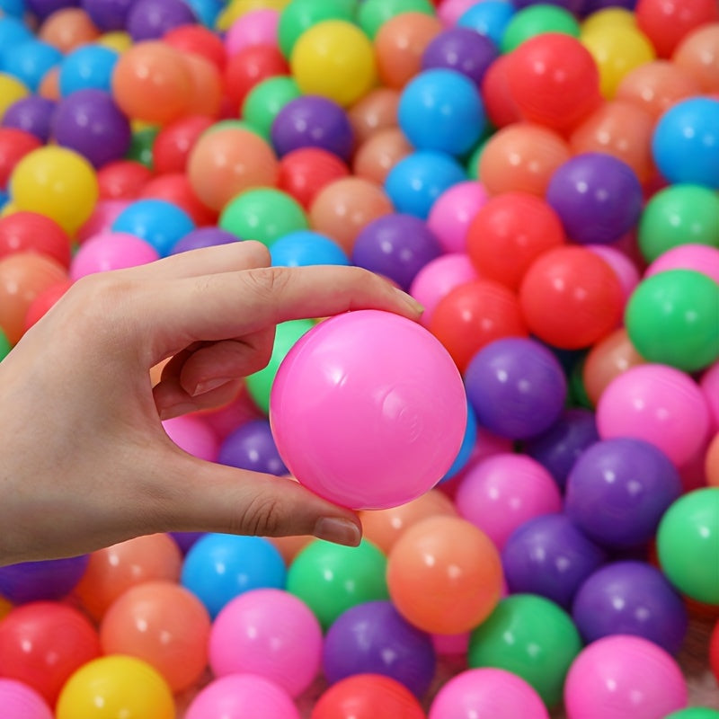 High-quality indoor Bobo balls available in sets of 50 or 100 colorful ocean balls.