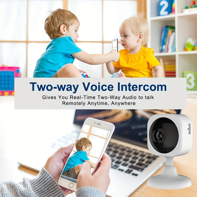 Stay connected and keep your family safe with our HD Smart Camera. With two-way voice communication, infrared night vision, and a convenient cell phone remote application, you can watch over your home anytime, anywhere. This smart home camera is designed