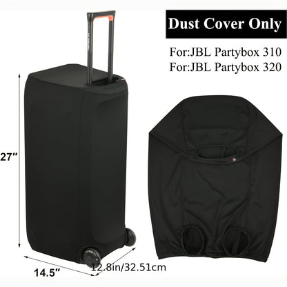 Spandex stretch dust cover for Partybox 310/320 outdoor speaker with elastic band. Compatible with partybox 310/320 (speaker not included).