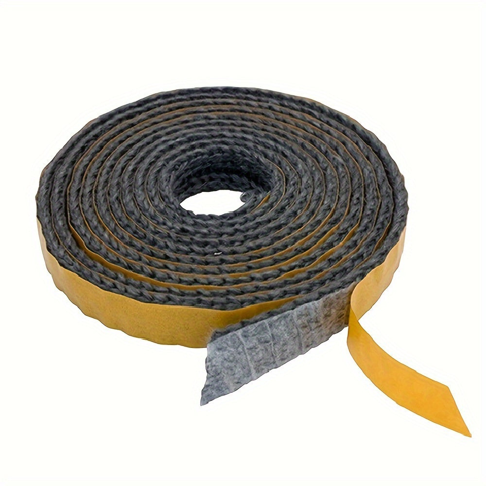 Fireplace Sealing Rope - High-Temperature, 1.8cm/0.7 inch Wide, 250cm/98 inch Long, 18x3mm, 0.012 inch Thick - Ideal for Wood-Burning Stoves and Fireplaces, 2.5M