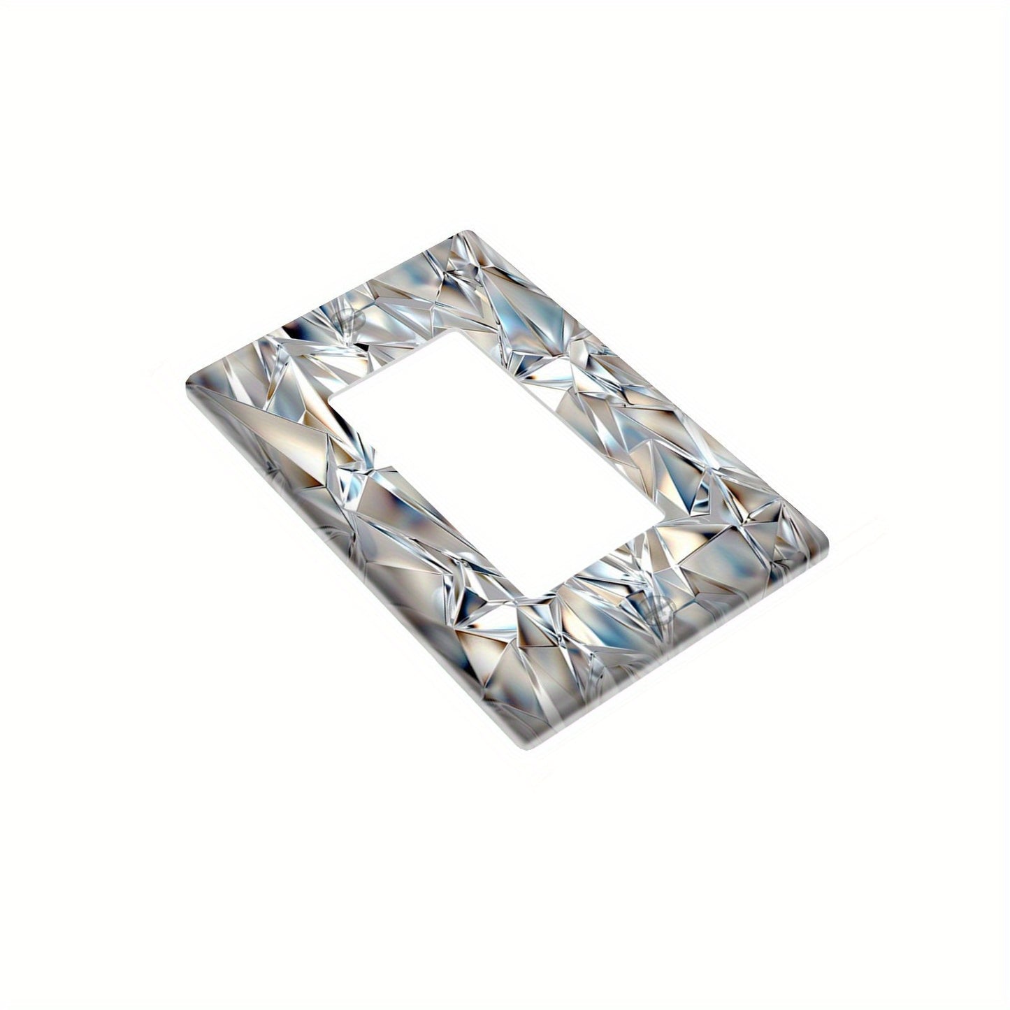 Single or double socket diamond light panel for kitchen, bathroom, bedroom, living room—no wiring required.