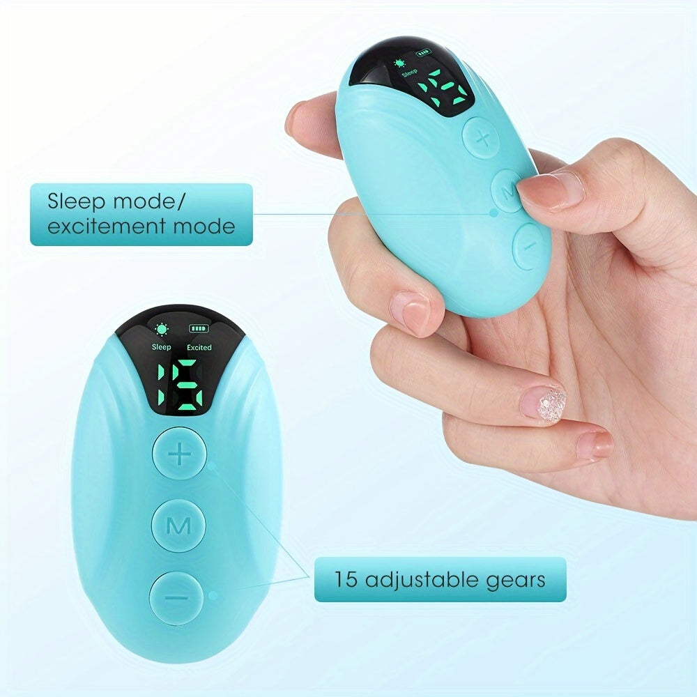 Handheld Sleep Aid Device with USB Rechargeable Lithium Polymer Battery - Portable Sound Machine for Relaxation and Stress Relief. Non-Wireless Sleep Assist Tool for Adults 14+. Perfect Valentine's or Christmas Gift.