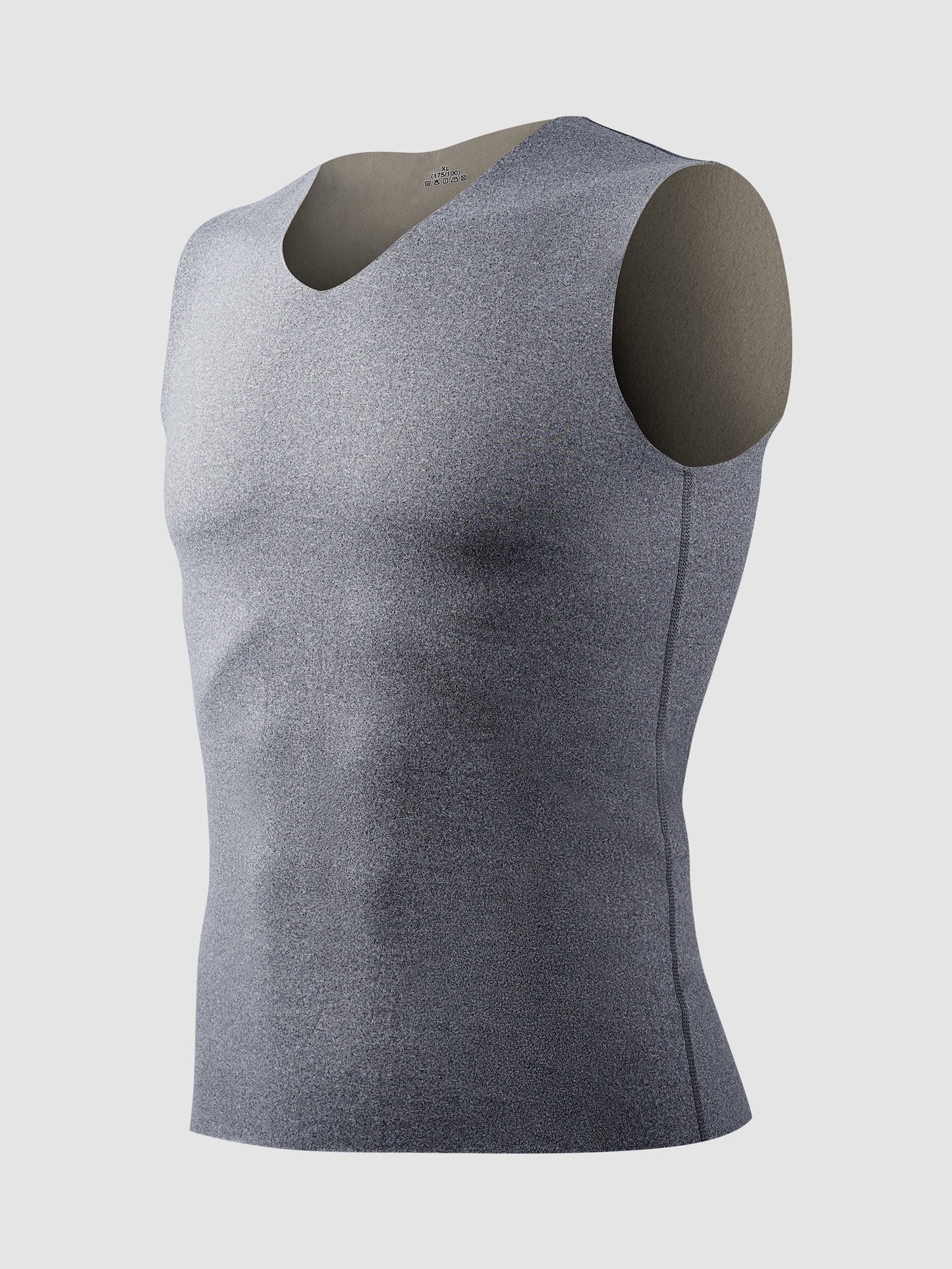 2 dual-color reversible fleece thermal vests with brushed finish for layering.