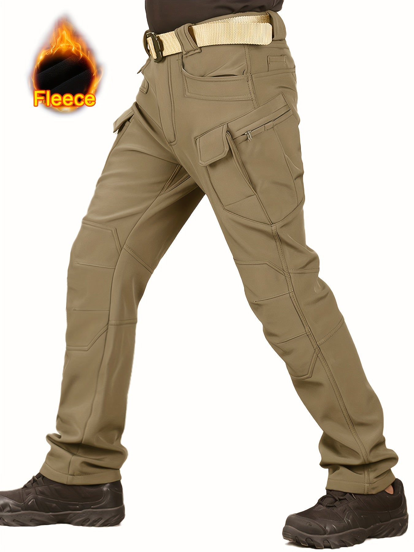 Men's Waterproof Tactical Pants for Winter Outdoor Wear