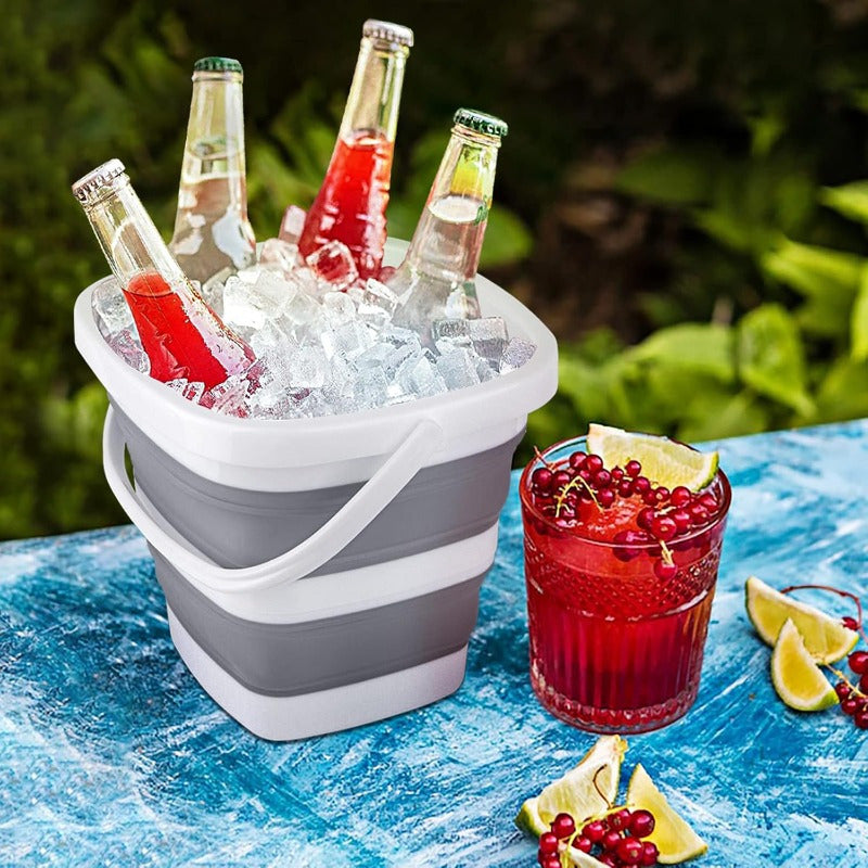 The Versatile 4.92 L Collapsible Bucket is designed for efficient cleaning in kitchens, bathrooms, outdoors, and more. With its space-saving and easy storage design, this bucket is perfect for a wide range of uses including the beach, car wash, and