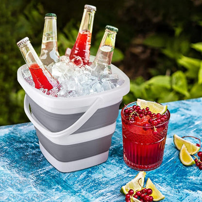 The Versatile 4.92 L Collapsible Bucket is designed for efficient cleaning in kitchens, bathrooms, outdoors, and more. With its space-saving and easy storage design, this bucket is perfect for a wide range of uses including the beach, car wash, and