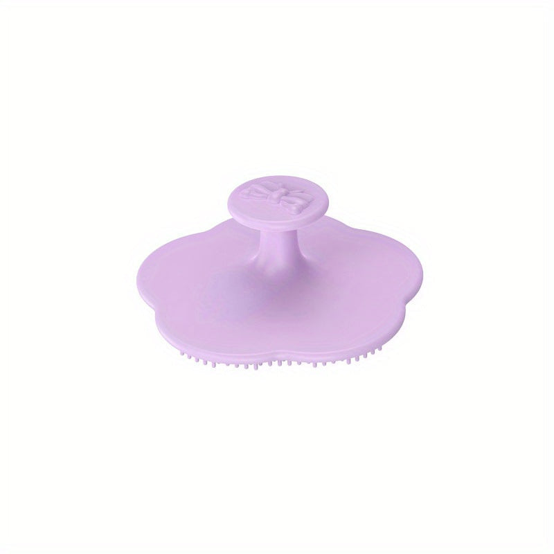 Gentle and plump-headed infant bathing hair cleaning brush massager comb for newborns, perfect for Halloween, Thanksgiving, and Christmas gifting.