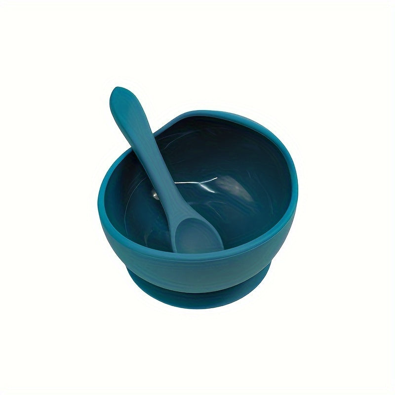 TYRY.HU offers personalized Customized Baby Bowl with Suction, featuring a 2-piece set of silicone bowl and spoon. These BPA-free self-feeding utensils are perfect for your little one. Personalized name option available.