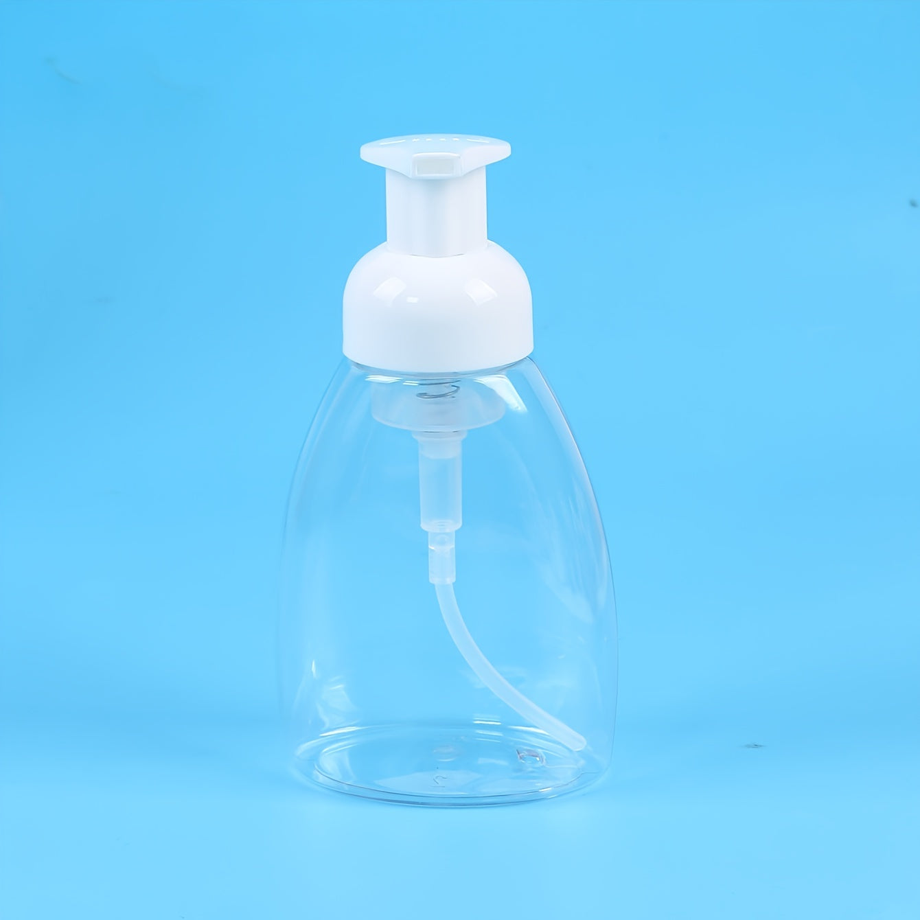 1pc 250ML Foam Soap Dispenser Bottle, Plastic Refillable Pump Container for Shower Gel, Hand Sanitizer, Home Décor.