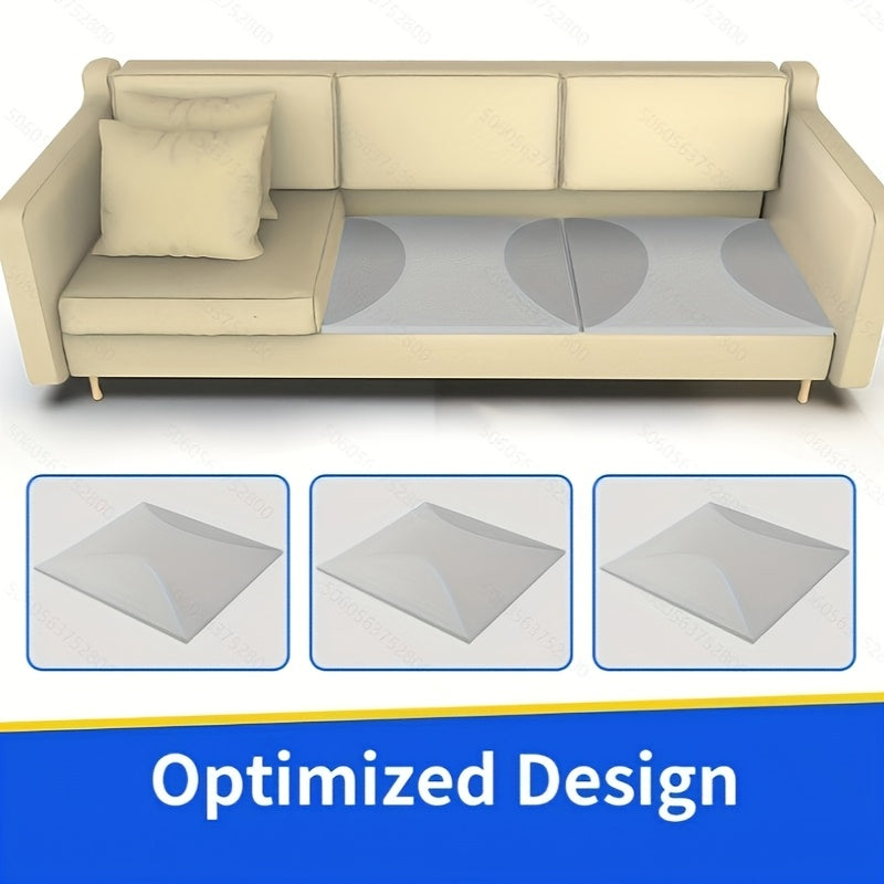 Gray Arch Foam Cushion Sofa Support measuring 50.8cm x 50.8cm - Ideal for Living Room Sofas, Double Sofas, Chairs - High Density Sagging Repair and Replacement