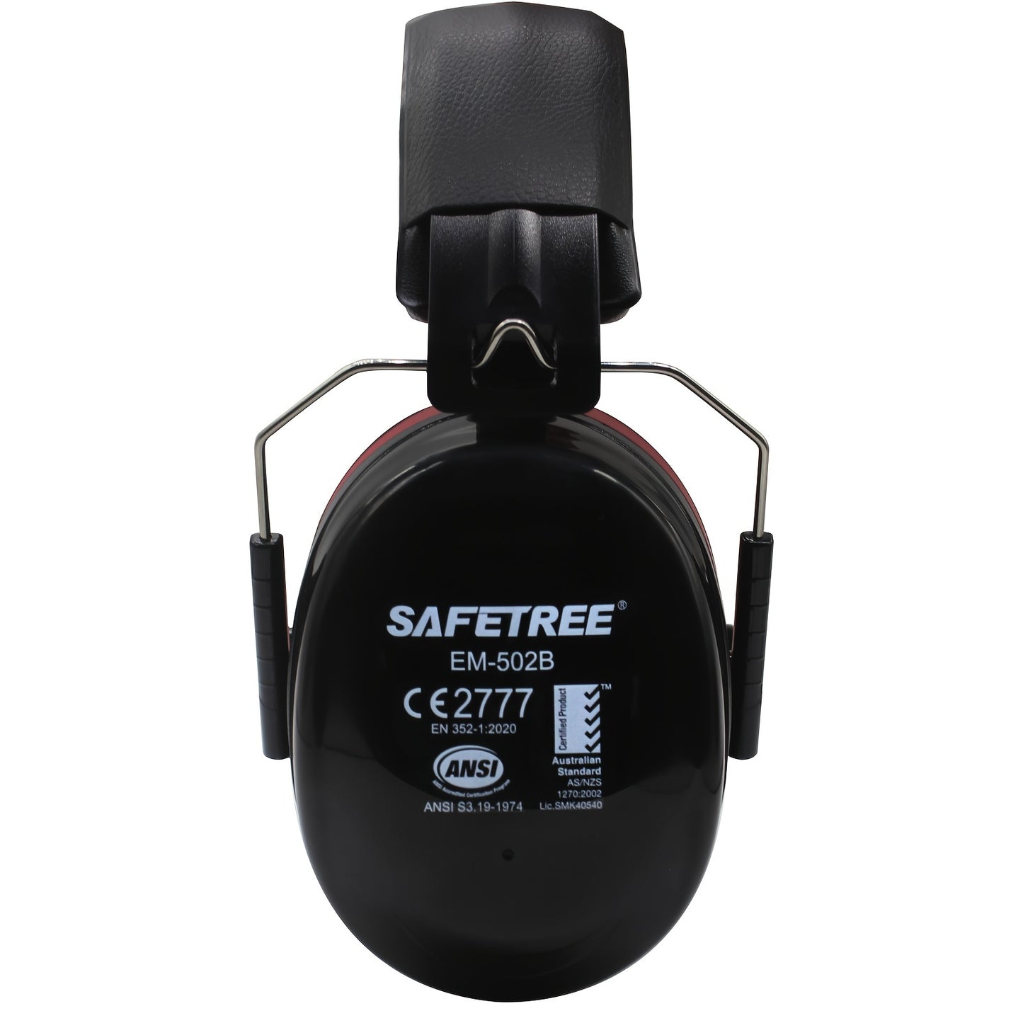 SAFETREE Heavy-Duty Noise Cancelling Ear Muffs with Thickened Headband - SNR 33dB Sound Isolation, Ideal for Gardening, Construction, Work; Adjustable Fit for Adults.