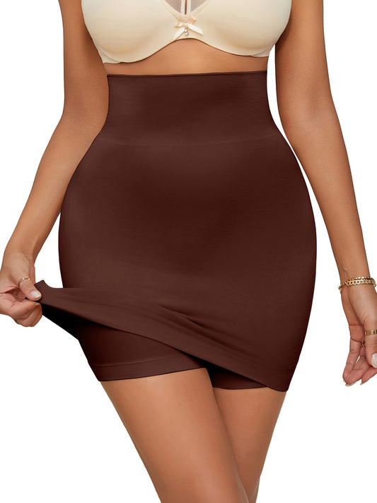 High-waisted skirt pants for women designed to prevent exposure, fitting and sexy with a pencil skirt style and built-in shorts.