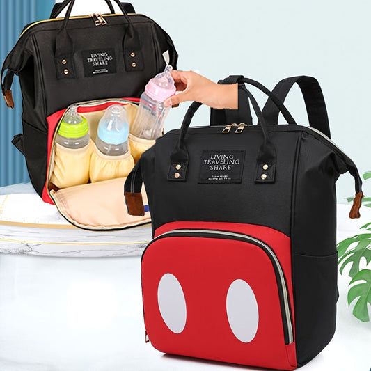 Versatile Portable Parent Bag for Mother and Baby with Large Capacity Shoulder Strap, Diaper Bag, and Mother's Bag