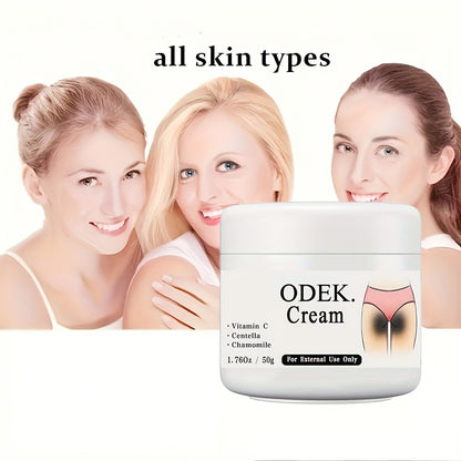 ODEK Radiant Glow Body Cream- 50g, Fragrance-Free, Moisturizing Lotion for Underarms & Intimate Areas, Suitable for All Skin Types.